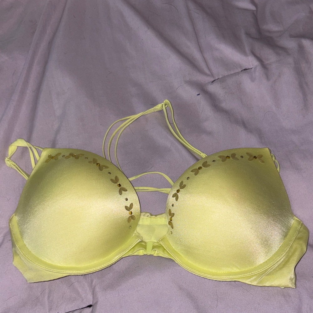 Victoria's Secret Lemon Strappy Bra